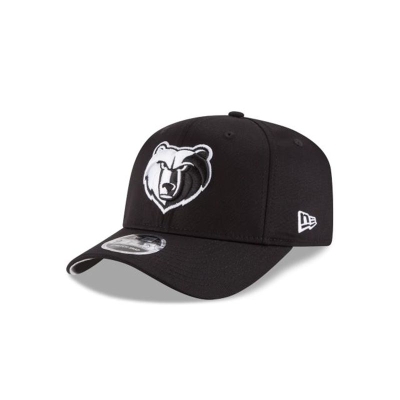 Black Memphis Grizzlies Hat - New Era NBA Stretch Snap 9FIFTY Snapback Caps USA2850734